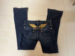 Womens Low rise vintage Flared Jeans