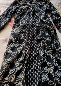 Zudio Black Indo Western Dress