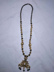 Long Mangalsutra Designs Gold Plated Latest Big Cr