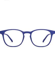 Stylish Blue Round Frame Glasses