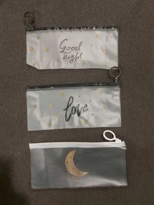 Set of 3 Cute Pouches