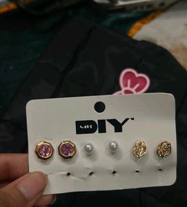 Chic Stud Earrings Set