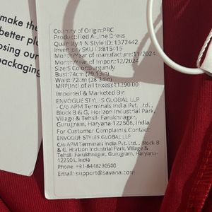 Savana Red Dress