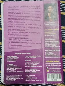 Textbook of Nutrition &amp; Biochemistry for BSc Nursi