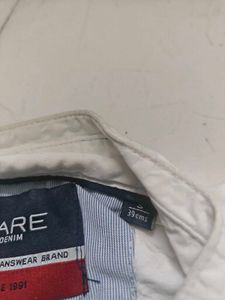 Men's White Casual Shirt