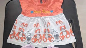 Cute Hello Kitty & Bunny Dress