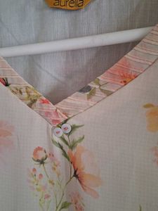 Floral Print Kurta