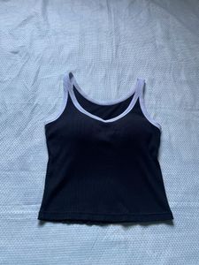 Black padded Tank Top