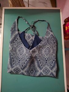 Boho Print Halter Neck Top
