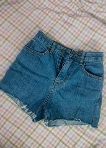 Blue Denim Shorts