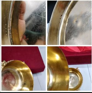 Brass pooja Thali Set