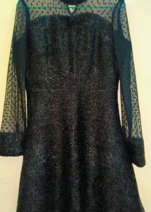 :🖤 Stylish Black Mini Frock for Women