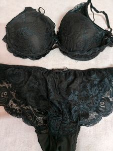 Black Fancy Lingerie Set