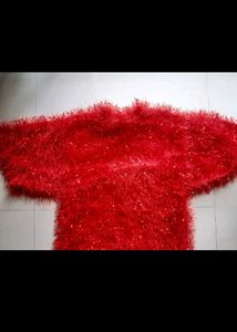 Trendy Red Rucha Dress