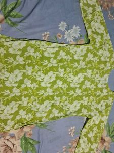 Floral Green kurta