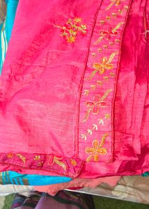 Embroidered 8 different saree Set
