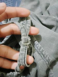 Gray Dress Adjustable Strap With Jacket Not Used
