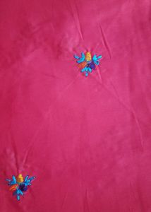 Glace Cotton Embroidery Suit