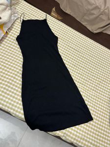 Sleek Black Mini Dress