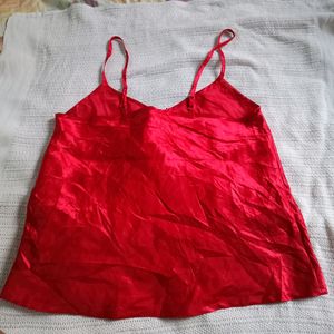 ♥️  Red 🔥 Hot  Sexy Satin Top