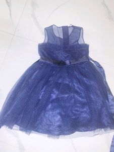 Sparkly Navy Blue Party Dress