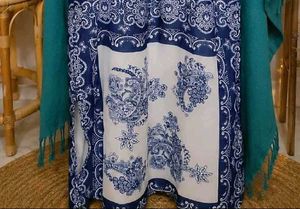 🎐Boho Blue &amp; White Outfit