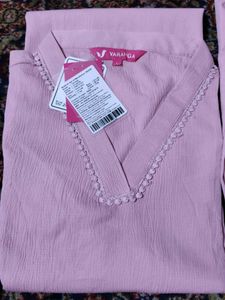 VARANGA Pink Kurta Set