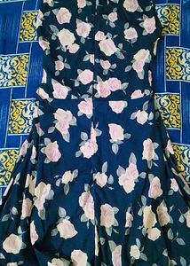Flower Printed Frock