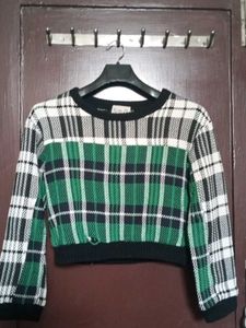Plaid winter top