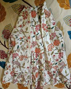Floral Print Tiered Mini Dress