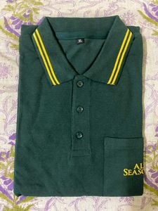 Men's Dark Green Polo Shirt Xl size