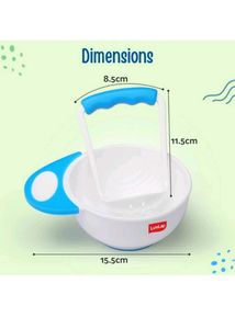 [NEVER USED] Baby Feeding Bowl with Masher