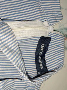 Striped Bell Sleeve Blouse