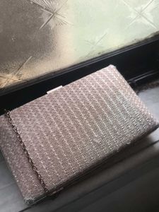Elegant Clutch Bag Golden Colour Purse Traditional