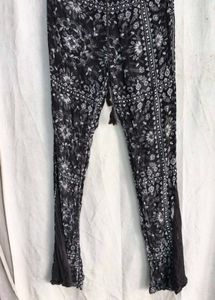 5229. Boho Floral Print Flare Pants