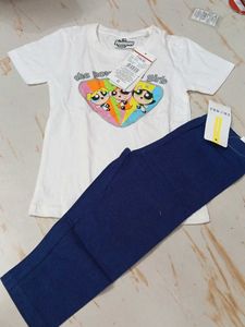 3-4 year Powerpuff Girls T-Shirt &amp; Pants Set