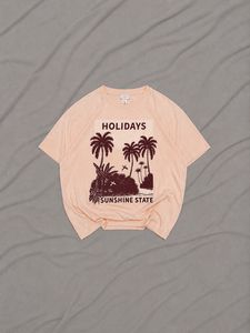H&M T-Shirt with "Holidays" Print