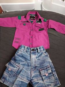 Cute Kids Shirt and Shorts Set