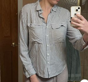 women Striped Long Sleeve Shirt