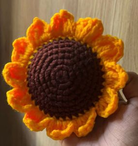 Handmade Crocheted Sunflower