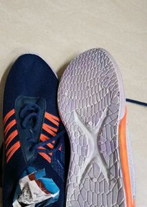 Stylish Blue & Orange Sneakers