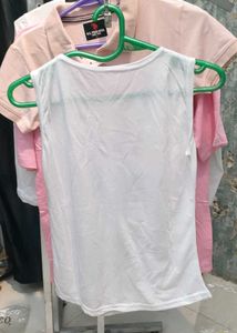 White Graphic Tank Top