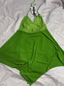 Sheer Green Babydoll Lingerie