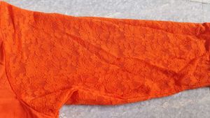 An Orange Colour Stretchable Blouse