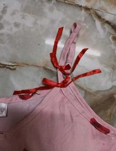 Cute Strawberry Print Dress
