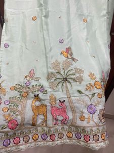Elegant Pastel Kurta Set with Dupatta