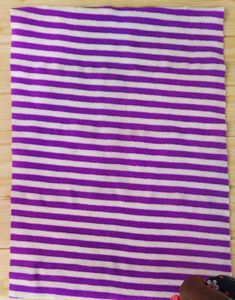 Wet-Free Baby Sheet – Purple &amp; White (21x28 inch)
