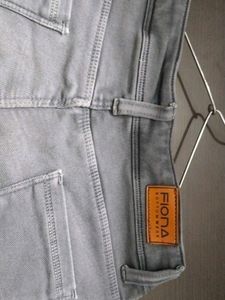 Grey Flare Jeans
