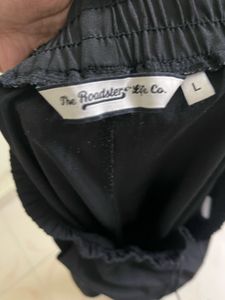 Women Black Crago Trackpants