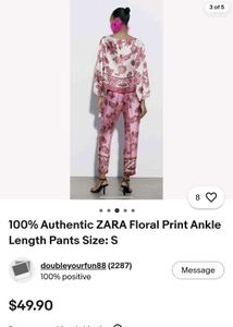 🚨SALE!!! Zara Floral Print cord set